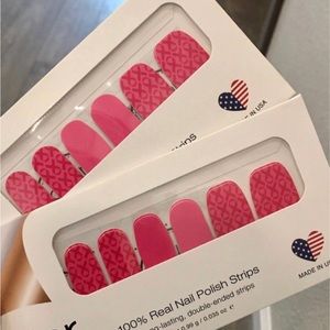 Color Street 2 Sets of Pink Ribbon